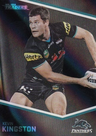 2014 NRL Traders Black Parallels - PS100 Kevin Kingston Penrith Panthers
