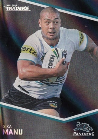 2014 NRL Traders Black Parallels - PS105 Sika Manu Penrith Panthers