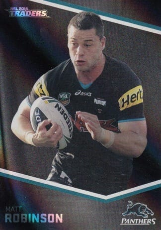 2014 NRL Traders Black Parallels - PS108 Matt Robinson Penrith Panthers