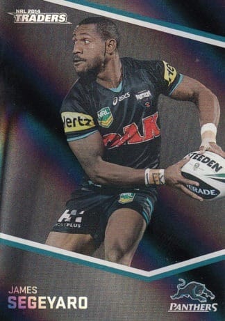 2014 NRL Traders Black Parallels - PS109 James Segeyaro Penrith Panthers