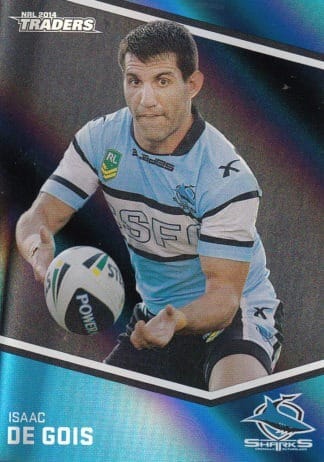 2014 NRL Traders Black Parallels - PS113 Isaac De Gois Cronulla Sharks