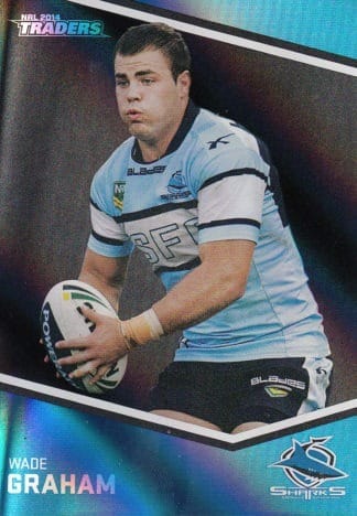 2014 NRL Traders Black Parallels - PS117 Wade Graham Cronulla Sharks