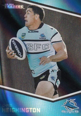 2014 NRL Traders Black Parallels - PS118 Chris Heighington Cronulla Sharks