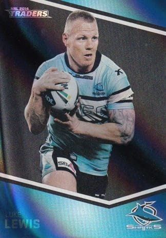 2014 NRL Traders Black Parallels - PS119 Luke Lewis Cronulla Sharks