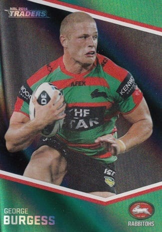 2014 NRL Traders Black Parallels - PS123 George Burgess South Sydney Rabbitohs