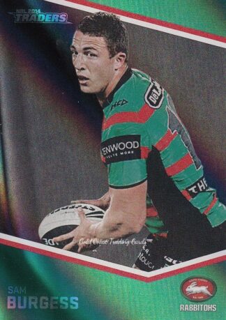 2014 NRL Traders Black Parallels - PS124 Sam Burgess South Sydney Rabbitohs
