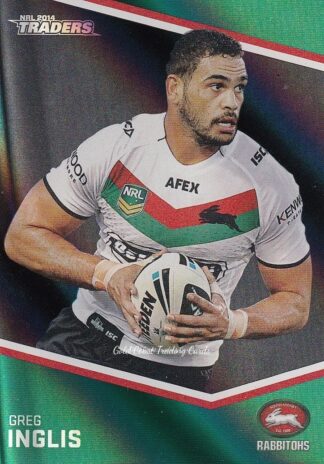 2014 NRL Traders Black Parallels - PS127 Greg Inglis South Sydney Rabbitohs