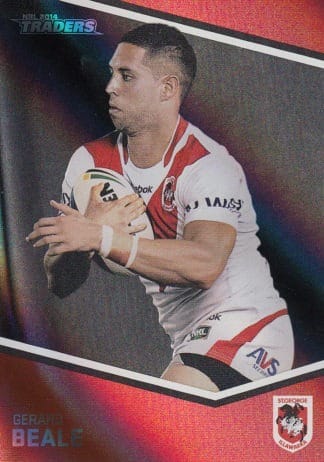 2014 NRL Traders Black Parallels - PS135 Gerard Beale St George Dragons
