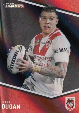 2014 NRL Traders Black Parallels - PS137 Josh Dugan St George Dragons