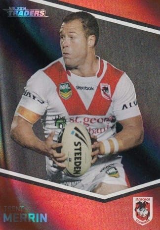 2014 NRL Traders Black Parallels - PS140 Trent Merrin St George Dragons