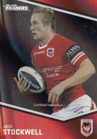 2014 NRL Traders Black Parallels - PS143 Jack Stockwell St George Dragons