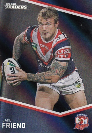 2014 NRL Traders Black Parallels - PS146 Jake Friend Sydney Roosters