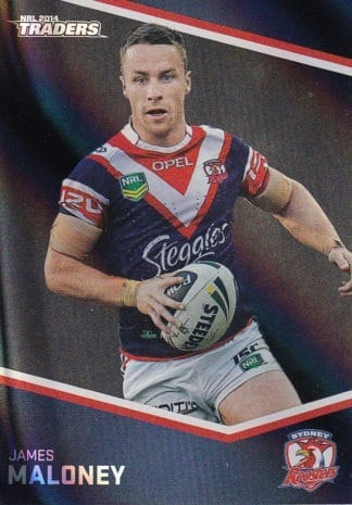 2014 NRL Traders Black Parallels - PS148 James Maloney Sydney Roosters