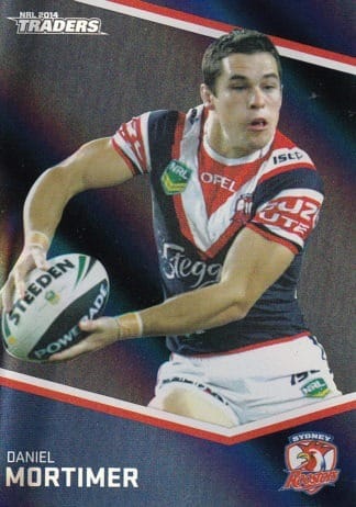 2014 NRL Traders Black Parallels - PS150 Daniel Mortimer Sydney Roosters