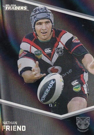 2014 NRL Traders Black Parallels - PS156 Nathan Friend Warriors