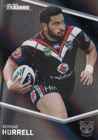 2014 NRL Traders Black Parallels - PS157 Konrad Hurrell Warriors