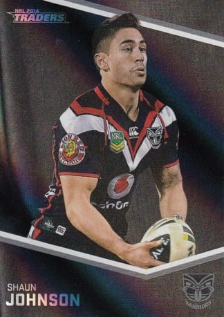 2014 NRL Traders Black Parallels - PS158 Shaun Johnson Warriors