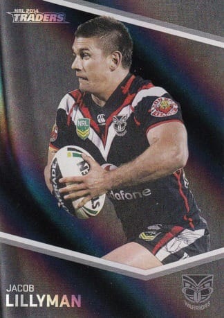 2014 NRL Traders Black Parallels - PS160 Jacob Lillyman Warriors