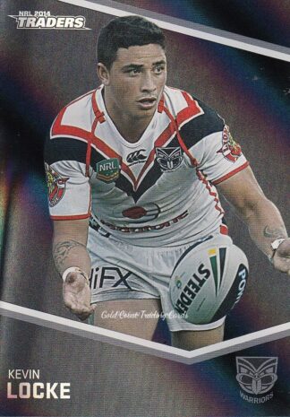 2014 NRL Traders Black Parallels - PS161 Kevin Locke Warriors