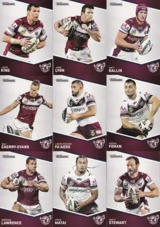 2014 NRL Traders Base Team Set - Manly Sea Eagles