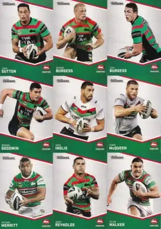 2014 NRL Traders Base Team Set - South Sydney Rabbitohs