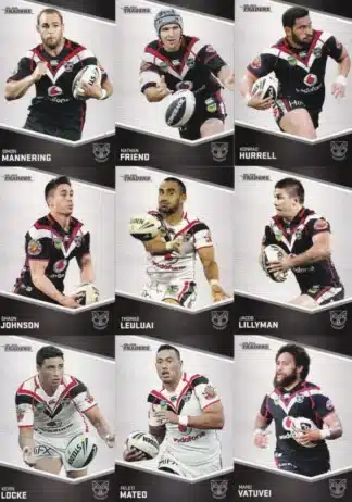 2014 NRL Traders Base Team Set - Warriors