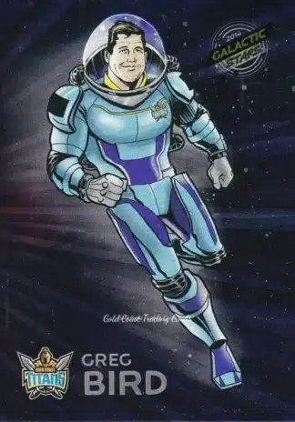 2014 NRL Traders Galactic Stars - GS06 Greg Bird Gold Coast Titans