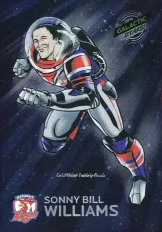 2014 NRL Traders Galactic Stars - GS16 Sonny Bill Williams Sydney Roosters