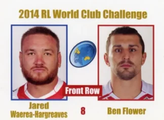2014 World Club Challenge - Card 08 Jared Waerea-Hargreaves & Ben Flower