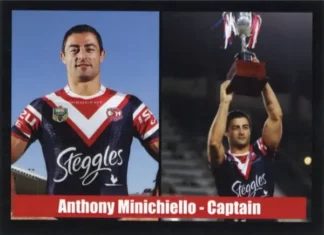 The NRL Trading Card Specialists 10 2014 World Club Challenge - Card 22 Anthony Minichiello
