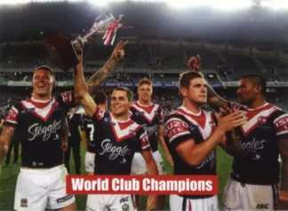 The NRL Trading Card Specialists 7 2014 World Club Challenge - Card 25 World Club Champions