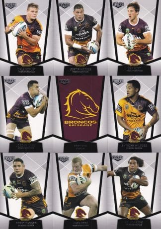 2015 NRL Elite Base Team Set - Brisbane Broncos
