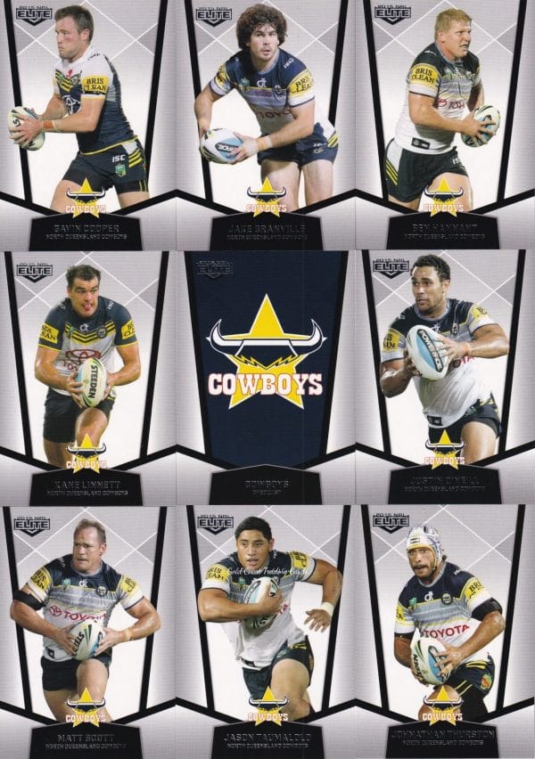 2015 NRL Elite Base Team Set - North QLD Cowboys