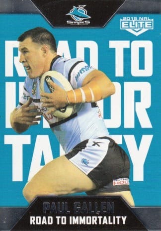 2015 NRL Elite Case Card - CC1 Paul Gallen Cronulla Sharks