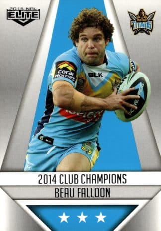 2015 NRL Elite Club Champion - CC09 Beau Falloon Gold Coast Titans