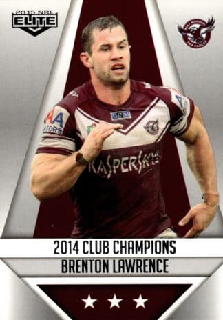 2015 NRL Elite Club Champion - CC11 Brenton Lawrence Manly Sea Eagles
