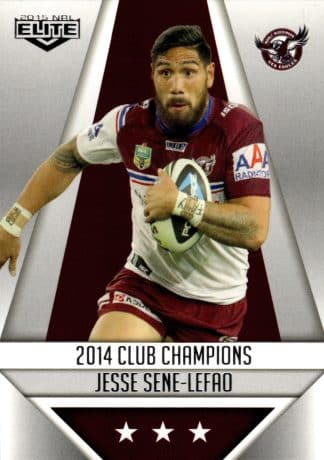 2015 NRL Elite Club Champion - CC12 Jesse Sene-Lefao Manly Sea Eagles
