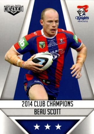2015 NRL Elite Club Champion - CC15 Beau Scott Newcastle Knights