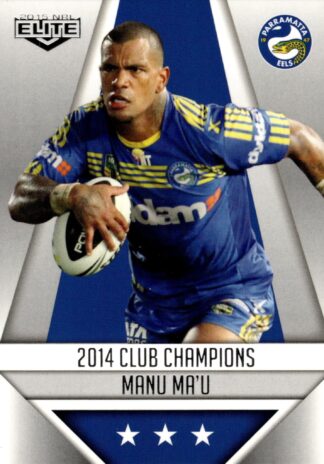 2015 NRL Elite Club Champion - CC20 Manu Ma'u Parramatta Eels