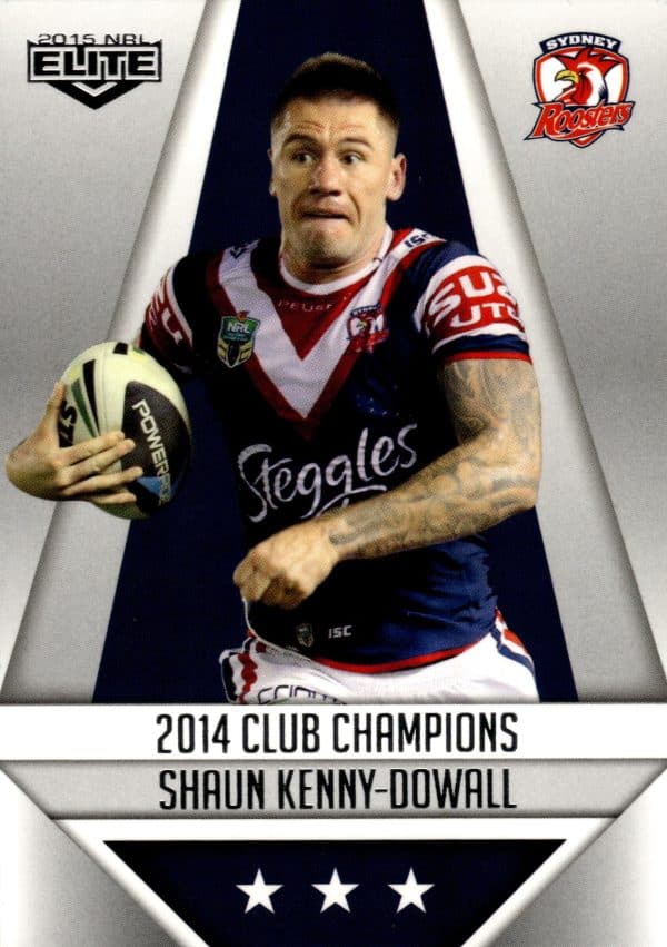 2015 NRL Elite Club Champion - CC28 Shaun Kenny-Dowall Sydney Roosters