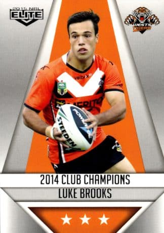 2015 NRL Elite Club Champion - CC32 Luke Brooks Wests Tigers