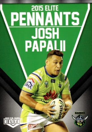 2015 NRL Elite Pennants - EP08 Josh Papalii Canberra Raiders
