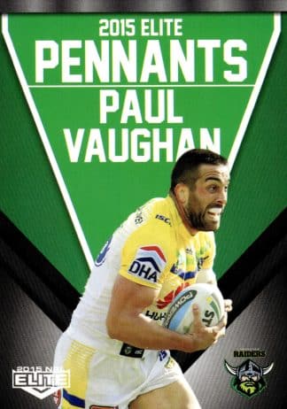 2015 NRL Elite Pennants - EP09 Paul Vaughan Canberra Raiders