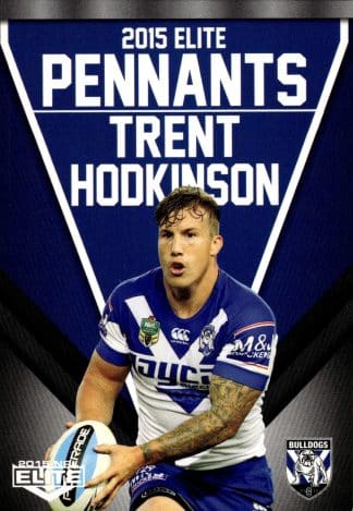 2015 NRL Elite Pennants - EP12 Trent Hodkinson Canterbury Bulldogs