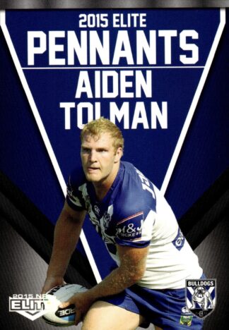 2015 NRL Elite Pennants - EP15 Aiden Tolman Canterbury Bulldogs