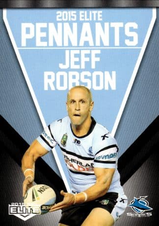 2015 NRL Elite Pennants - EP20 Jeff Robson Cronulla Sharks