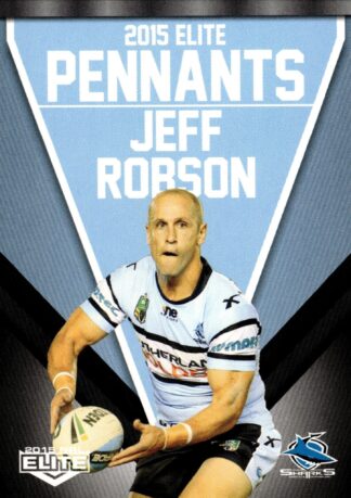 2015 NRL Elite Pennants - EP20 Jeff Robson Cronulla Sharks