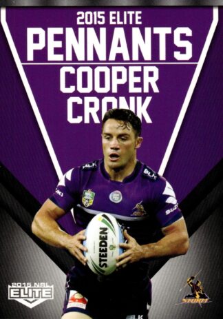 2015 NRL Elite Pennants - EP32 Cooper Cronk Melbourne Storm