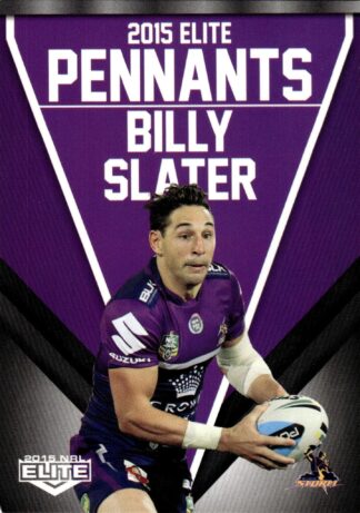 2015 NRL Elite Pennants - EP34 Billy Slater Melbourne Storm