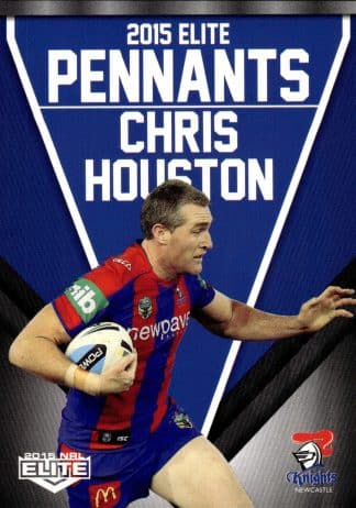 2015 NRL Elite Pennants - EP37 Chris Houston Newcastle Knights